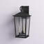 Petite applique murale d'extérieur 1 lumière Cadhla - Bronze texturé avec détails-1280946596-1280946592