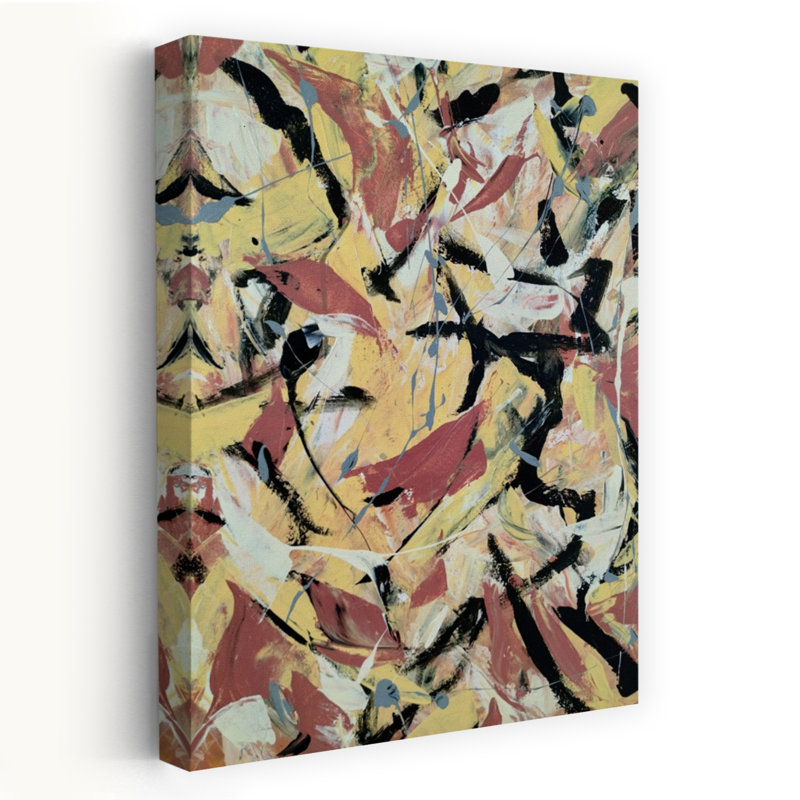 Art contemporain contemporain abstrait, H 18 po x l 12 po