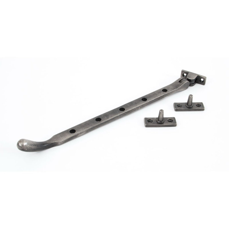 Peardrop Stay Door Accessory, Antique Pewter