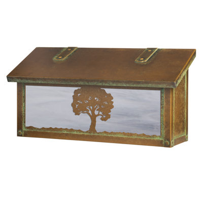 Boîte aux lettres murale chêne tree