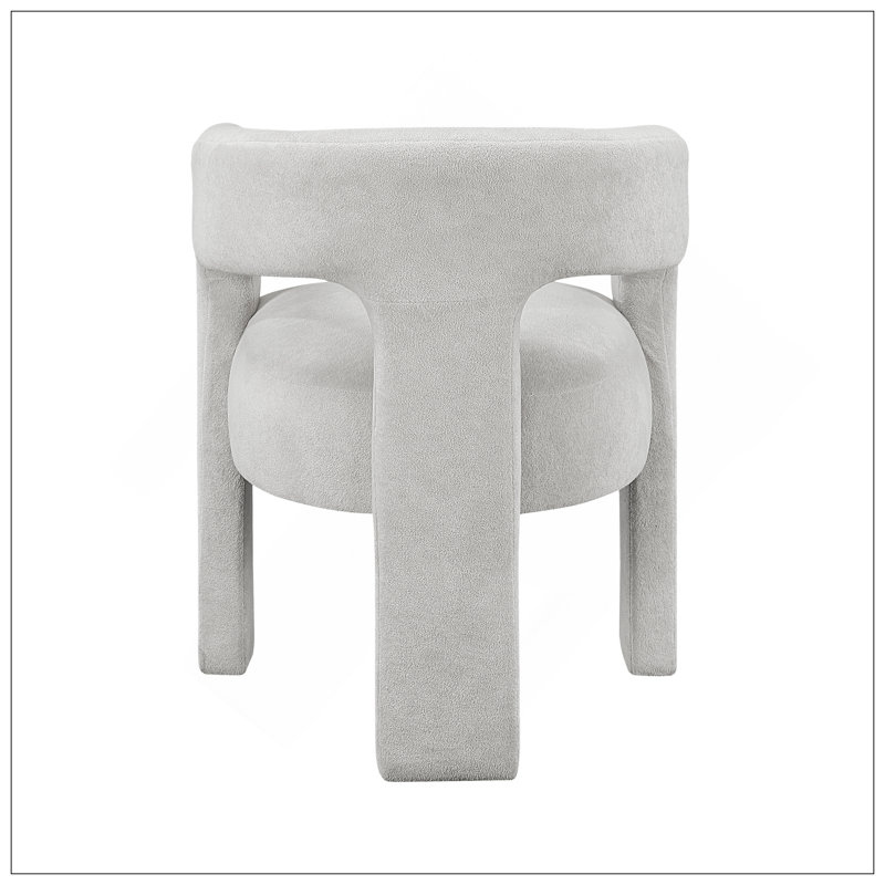Ensemble de 2 chaises d'appoint élégantes Modern Luxury, Gris clair