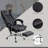 Vinsetto Microfiber Office Chair, High Back Computer Chair With 6 Point Massage, Heat, Adjustable Height And Retractable Footrest