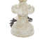 Ensemble de lampes de table Polystone Fleur De Lis Beige
