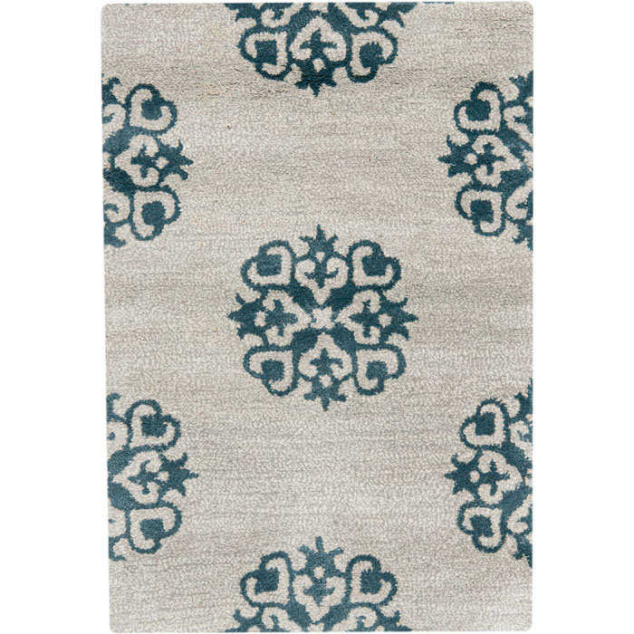Candelo Hand Tufted Wool Pile Geometric Rug