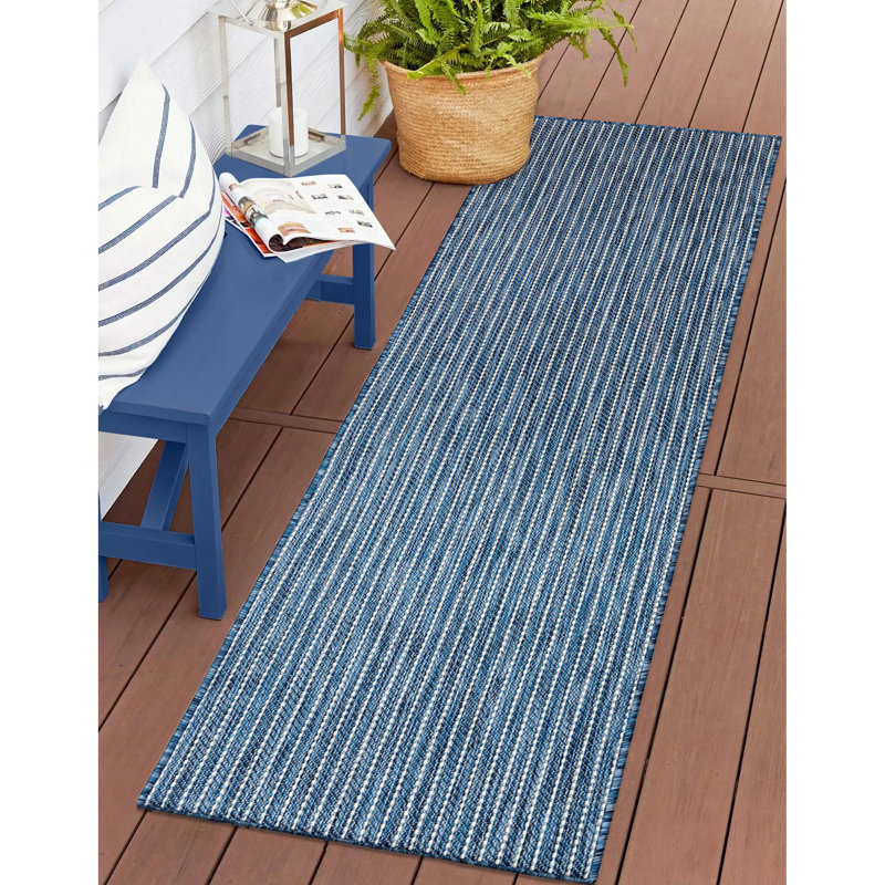 Tapis intérieur / extérieur Ashwin, Tapis de couloir 1 pi 11 po x 7 pi 6 po