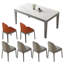 Ensemble de table de salle à manger simple et moderne-106782805