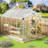 6x8 ft Polycarbonate Greenhouse - Heavy-Duty Aluminum Walk-in Garden House with Roof Vent & Lockable Sliding Door - UV Protection & Snow Load Resistant - Integrated Drainage for Backyard, Patio, Lawn, Silver-125096591