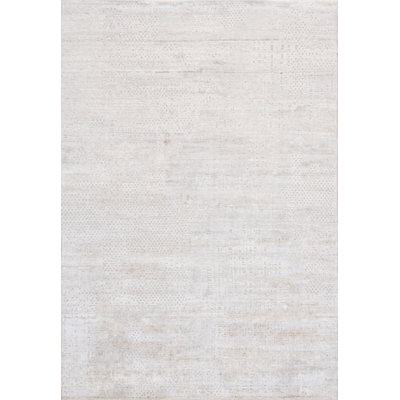Adra Hand Knotted Area Rug in Beige / Beige