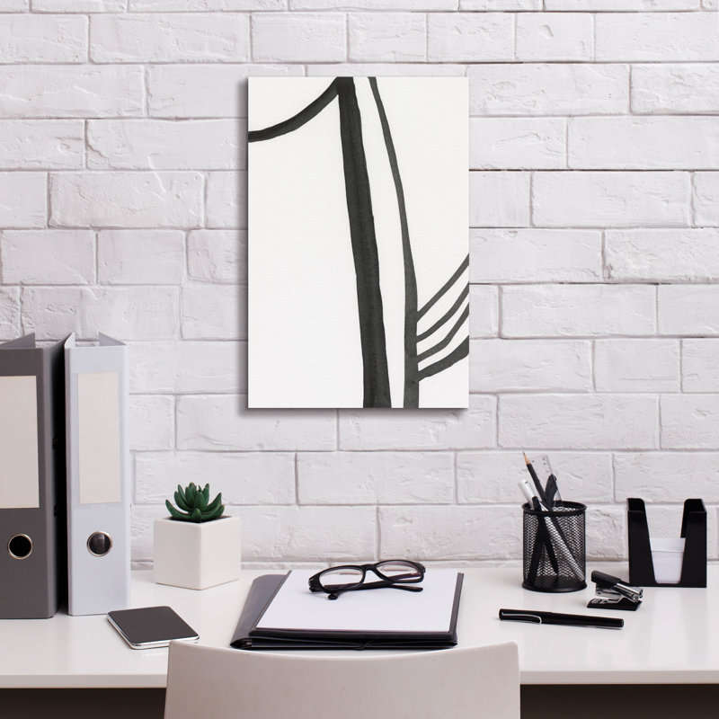 «Ink Lines I» par Regina Moore, H 18 po x l 12 po x P 0,75 po