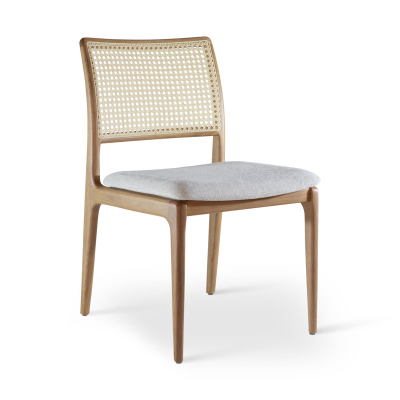 Chaise d'appoint Anela, Récolte naturelle, Damasco, naturel