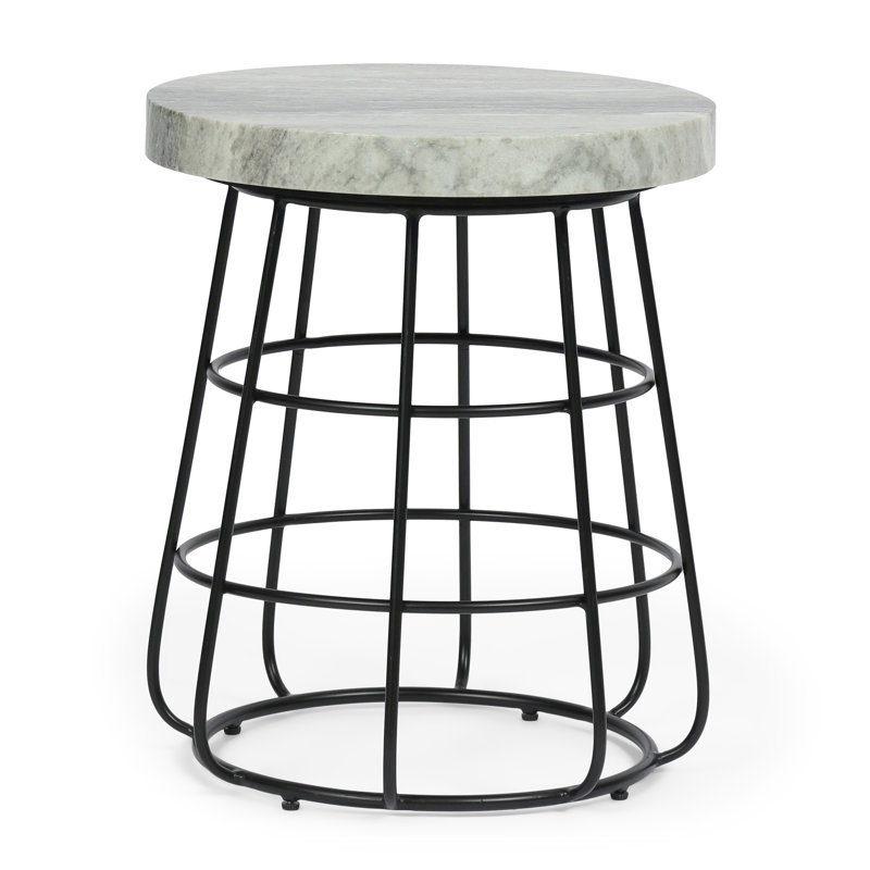 Marble Top End Table