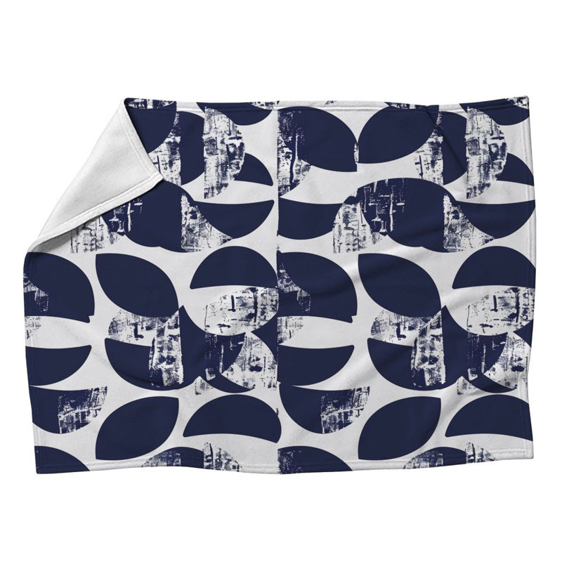 Couverture marine polaire marine, L 50 po x L 60 po