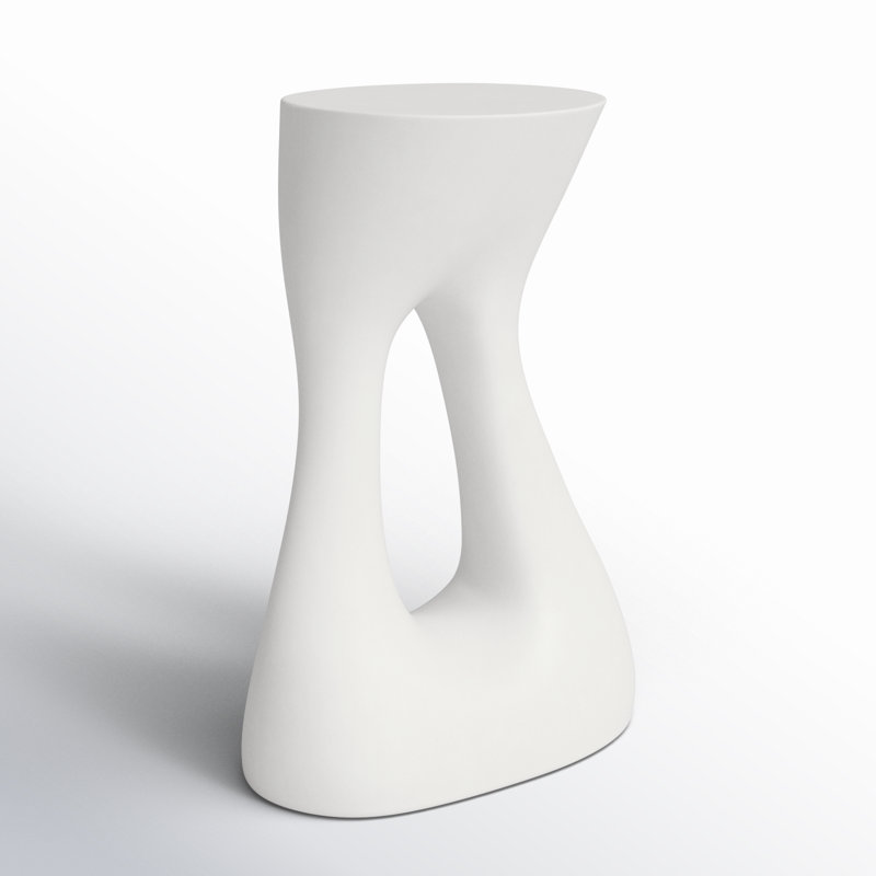 Cointreau 15'' Stone Outdoor Side Table