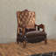 Fauteuil en velours capitonné de 34 po de largeur Caruthers-97867478