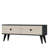 47.2" Storage Console With Drop-Down Doors - Mid-Century Modern TV Stand-120476989