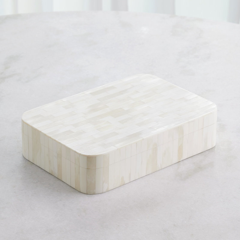 Handmade Decorative Box, 3" H x 13" W x 9" D