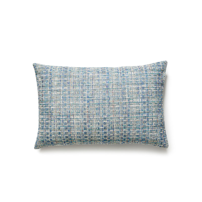 Faye Lumbar Pillow Cover & Insert, Cornflower