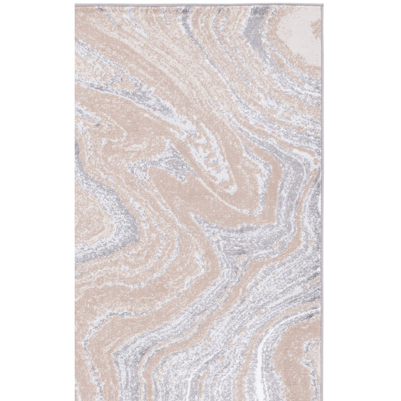 Alohi 211 Area Rug In Beige / Gray, Square 6'7"