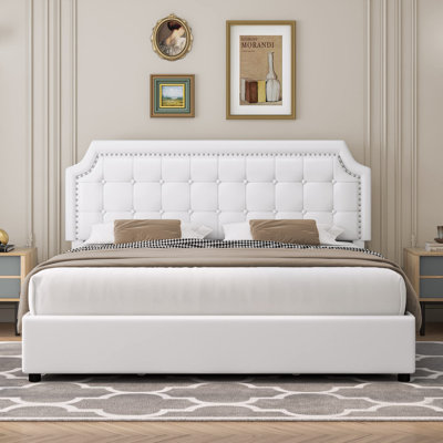 Lark Manor Ambir Upholstered Storage Bed & Reviews | Wayfair