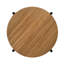 Table basse à finition ouverte noyer 1pc