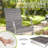 Patio Aluminum & Wicker Padded Dining Armchairs