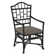Chaise avec accoudoirs Chippendale