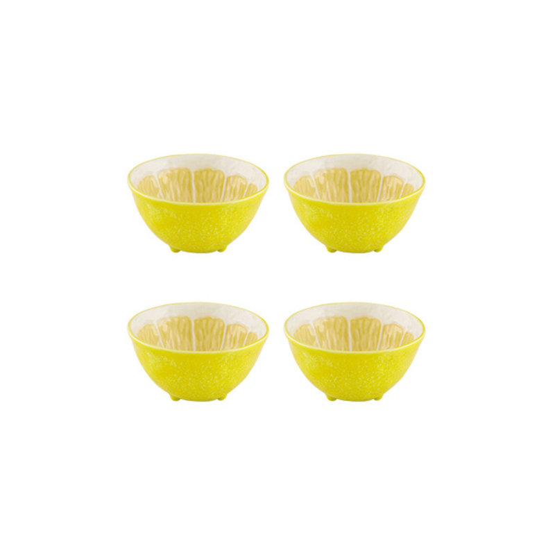 Lemon Earthenware Dessert Bowl