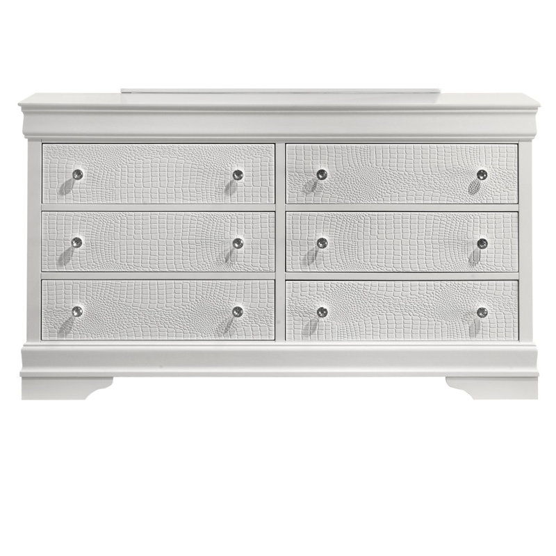Commode moderne, commode blanche avec tiroirs