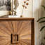 Armoire de rangement 31,5 "Mid-Century moderne avec portes et tablettes réglables-1680205521