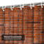 Mur de briques de style rustique abstrait avec blocs noirs et bruns foncés avec 12 crochets-983250305