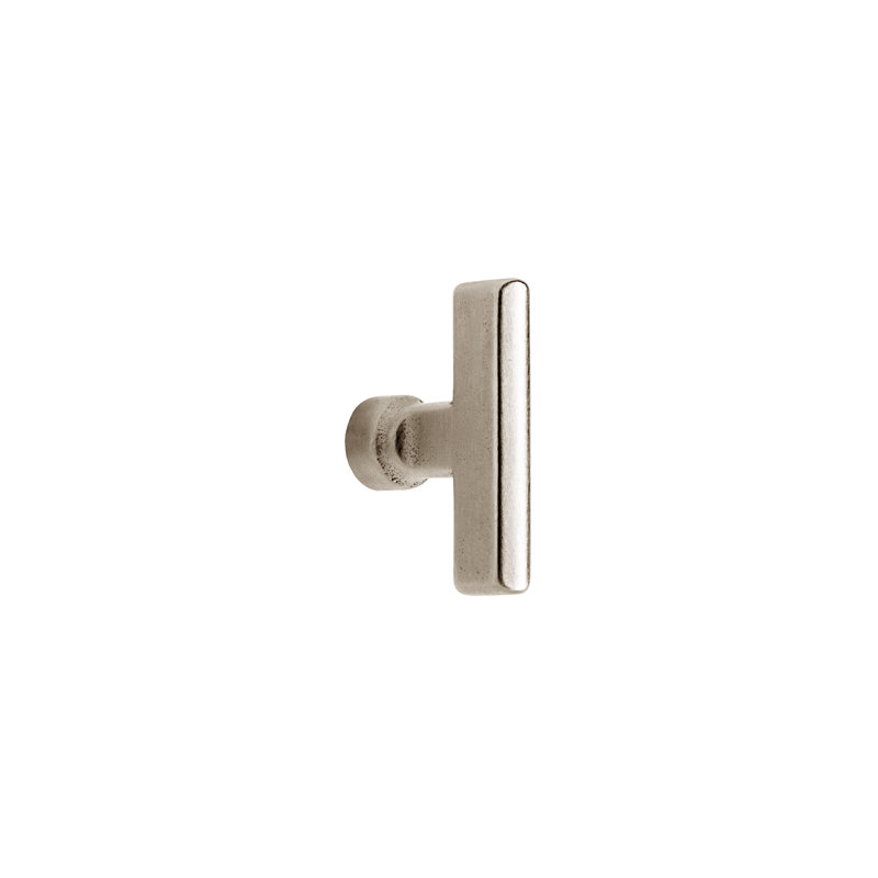 Olympus Bronze Bar Knob, White Bronze Brushed