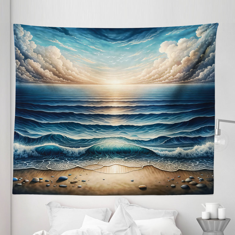 Tapisserie en microfibre, H 104 po x l 88 po