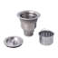 Évier de cuisine à double cuve encastrable avec accessoires L 32 po x l 19 po