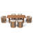 Januita Outdoor Acacia Wood Dining Set-116375423