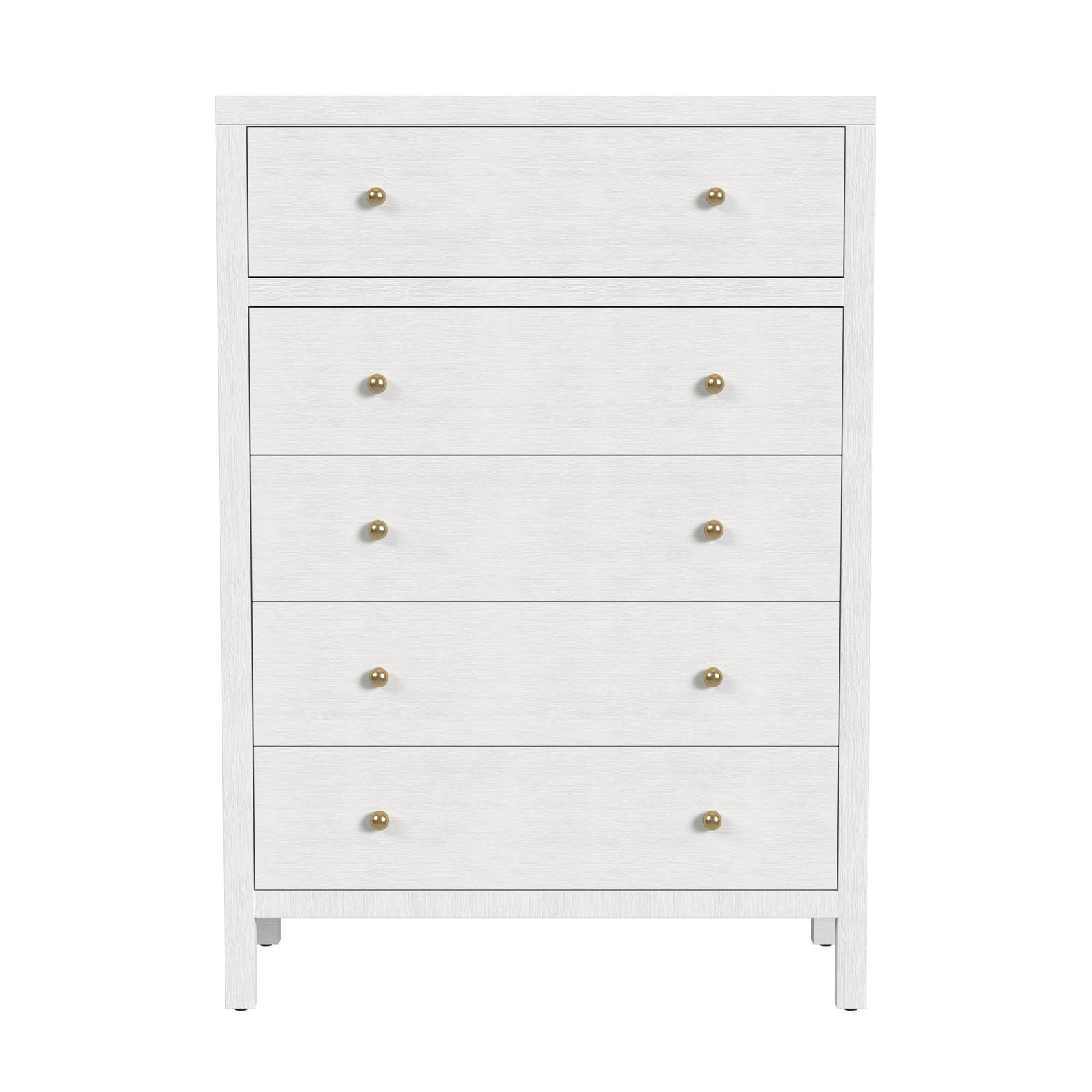 Celine 36" Acacia Dresser, Textured White