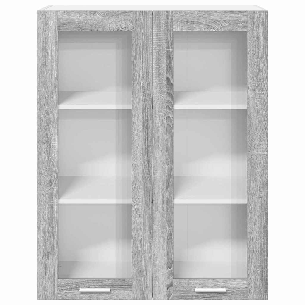 Vidaxl Hanging Cabinet With Storage Riga Artisan Oak 60 X 31 X 100 Cm
