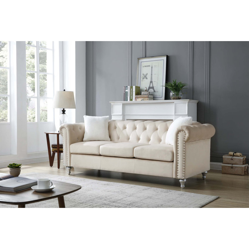 Furniture Raisa Sofa, a Comfortable and Stylish Living Room Couch with Updated Design and Long - lasting Comfort Features