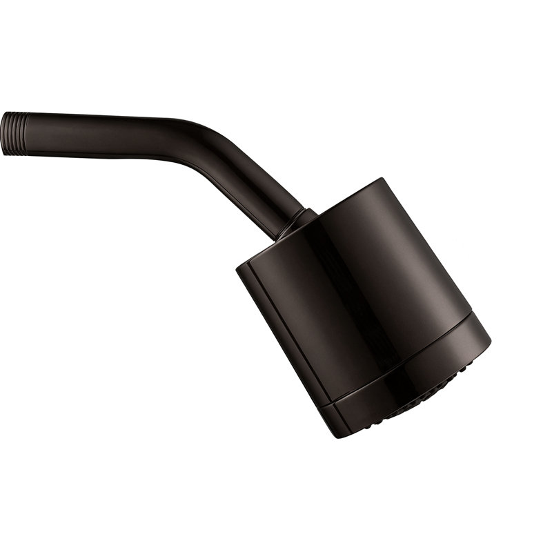 Pomme de douche ronde 3/16/2 pouces en ABS Kingston Kingston, Bronze huilé