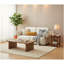 Reversible Sleeper Sofa Bed With High-density Foam And Metal Frame-1847280623