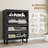 4-Drawer Tall Dresser, Wooden Freestanding Storage Cabinet, 41.7" Vertical Chest for Bedroom, Living Room, Entryway