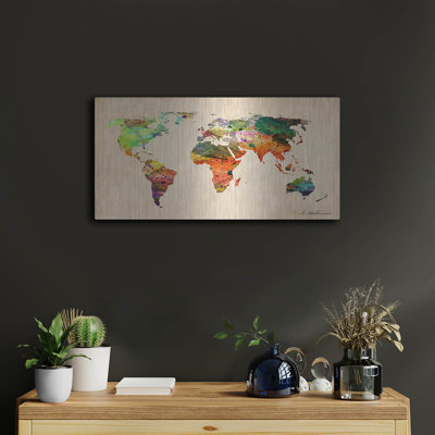 «Watercolor World Map» par Mark Ashkenazi