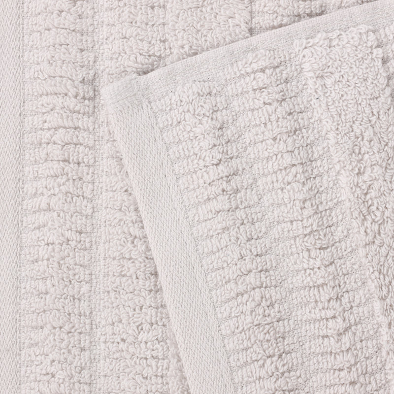 Serviettes de bain Mika Smart Twist, Argent argent