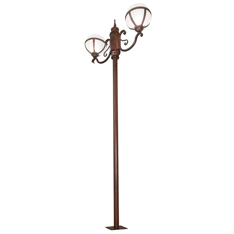 Bola Tavern 120'' Rustic Nail Candelabra Floor Lamp