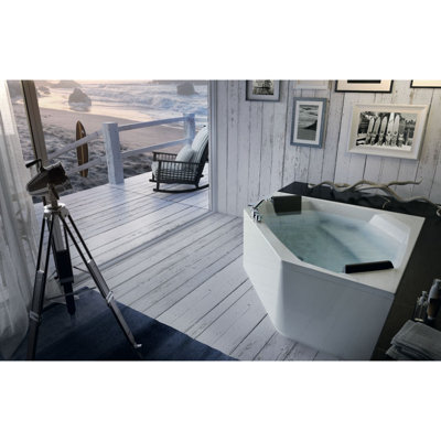Eden 60.05'' x 60.05'' Soaking Acrylic Bathtub