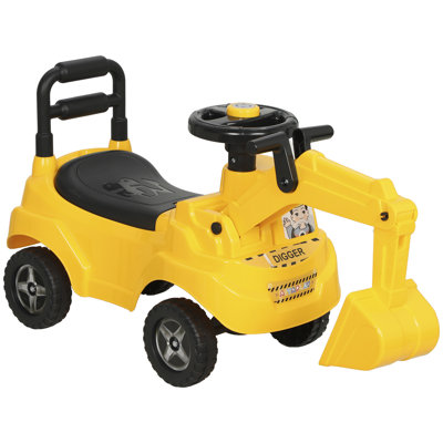 HOMCOM Push/Pull Ride On Toy