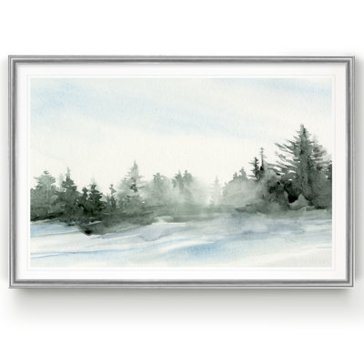 " Evergreens In The Distance I "