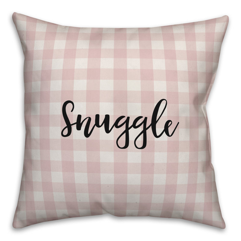  Coussin Snuggle, Rose / Noir, Coussin décoratif