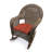 19" x 19" Outdoor Wicker Seat Cushion-1051674611