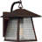 12" High, 1-Light Valiant Bronze Finish with Clear Seedy Glass Outdoor Wall Lantern