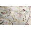 Hand-Knotted High-Quality Ivory Round Area Rug